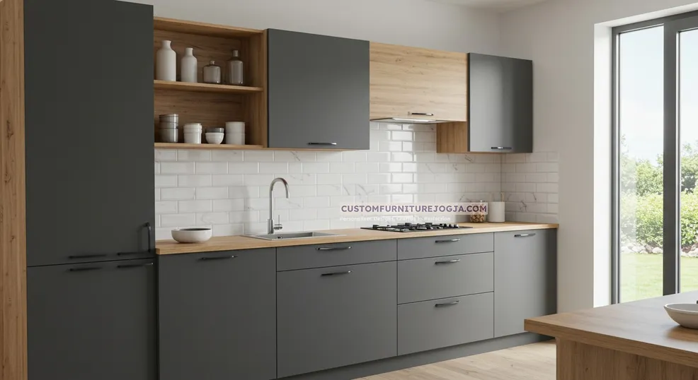 Jasa Pembuatan Kitchen Set Besar Jogja